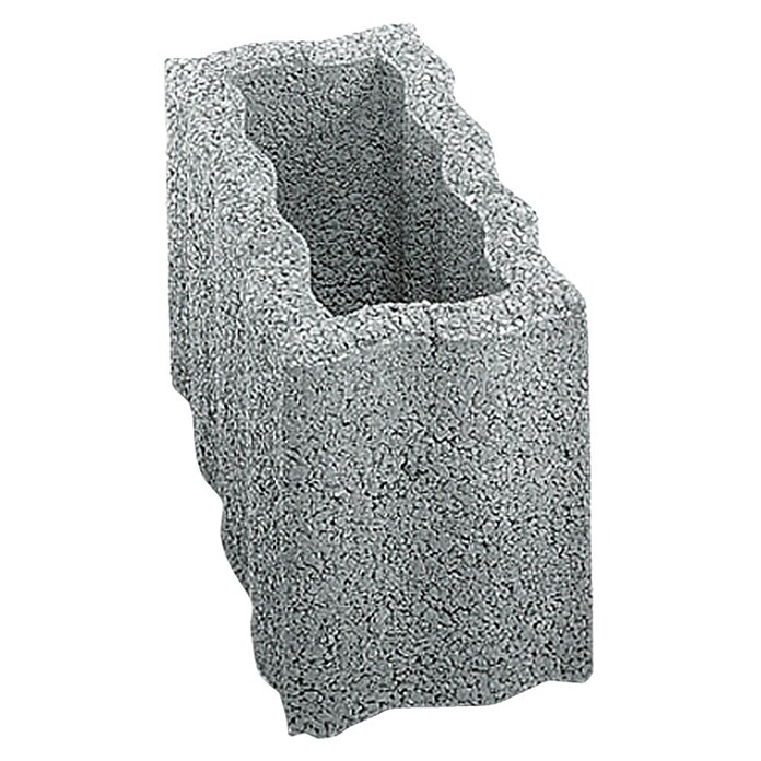 Christoph Cvetlični kamen Rasterstein  (Sive barve, 40 x 20 x 25 cm, Beton) | 5694 - Hangsteine | FAEA - Gartenbaustoffe | FAE - Gartenbaustoffe | FA - Baustoffe | F - Baustoffe | BAUHAUS