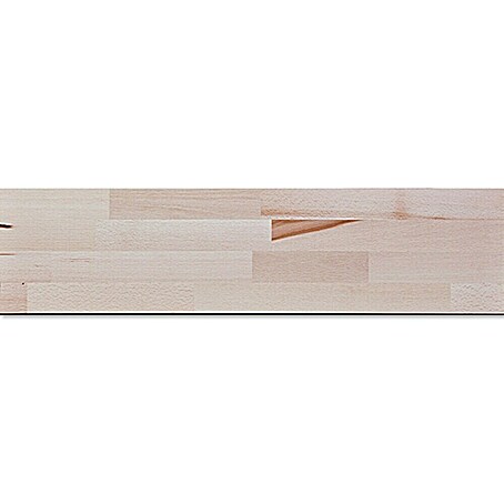Leimholzplatte (Buche, Qualitätsstufe Leimholzplatte: B/C, 2 000 x 400 x 18 mm)