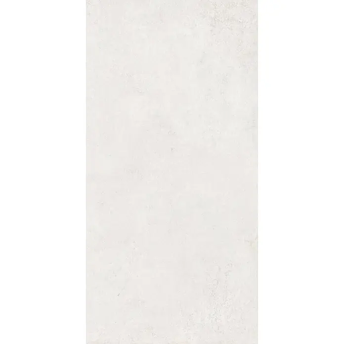 Feinsteinzeug in moderner weißer Betonoptik 60x120 - Italienische Fliesen - 