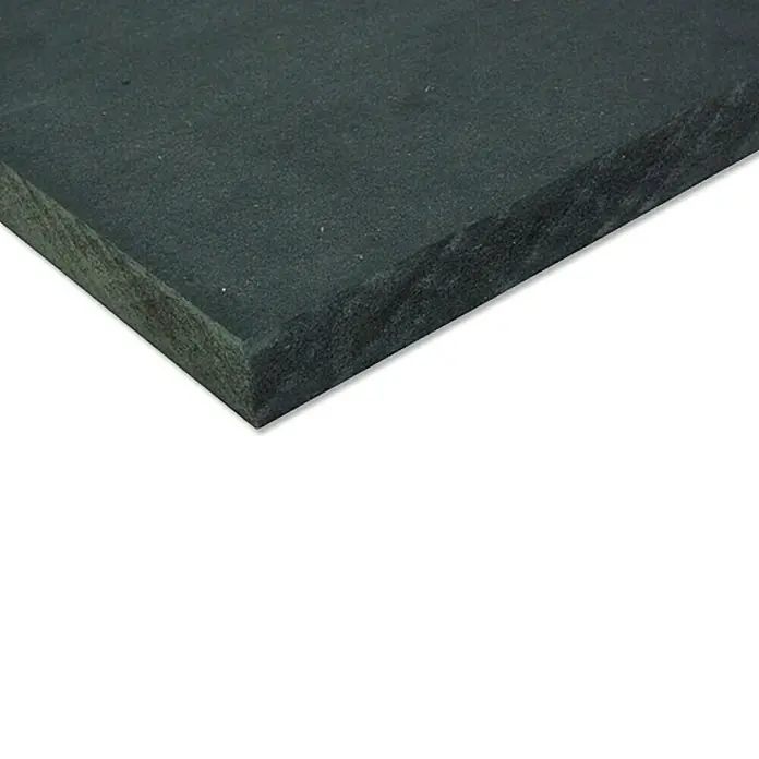 MDF-Platte nach Maß - Schwarz, Stärke: 19 mm - Schwarze Gummimatte, robust und vielseitig einsetzbar. Ideal für Werkstätten, Fitnessstudios oder als Unterlage für Geräte und Maschinen.
