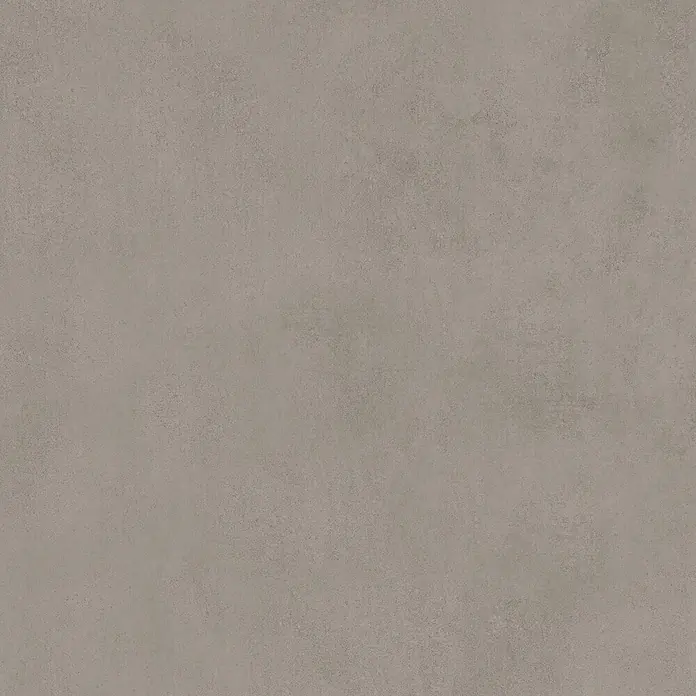 Feinsteinzeug in spachtelartiger dunkelgrauer Harzoptik 80x80 -  - Hellgrau-beige texturierte Oberfläche mit mattem Finish.
