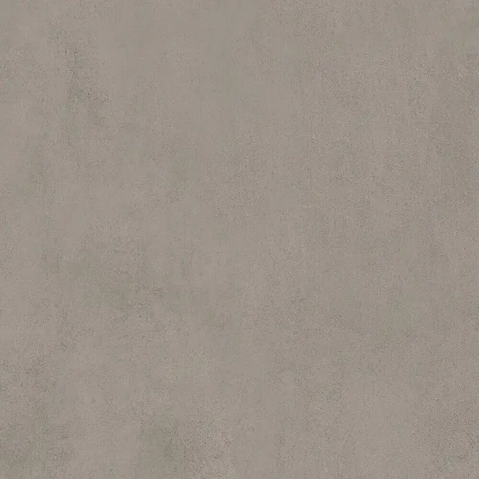 Feinsteinzeug in spachtelartiger dunkelgrauer Harzoptik 80x80 -  - Warmgraue Betonoptik-Oberfläche mit subtiler, rauer Textur, ideal für moderne Boden- oder Wandanwendungen.