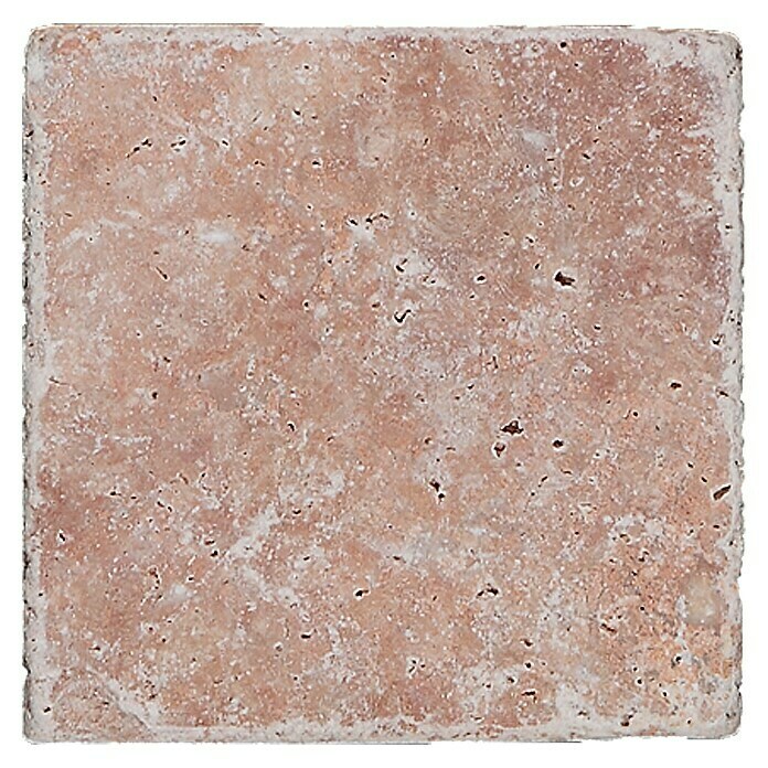 Antiek marmer (10 x 10 cm, Rood, Mat)