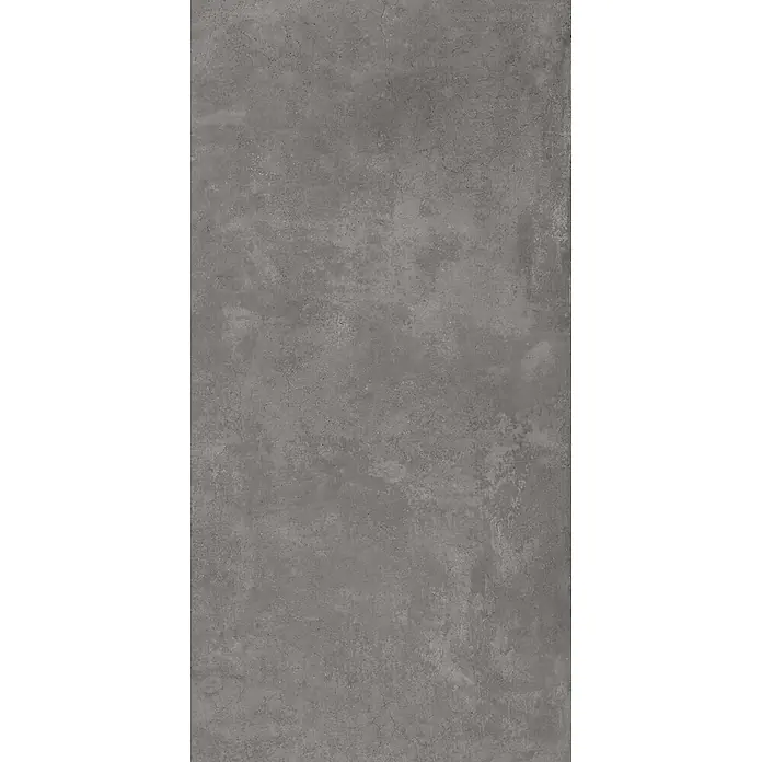 Feinsteinzeug in gewachster anthrazitfarbener Betonoptik 60x120 -  - Dunkelgraue Betonoptik-Oberfläche mit subtiler Textur und feinen Rissen, ideal für moderne Wand- oder Bodenanwendungen.