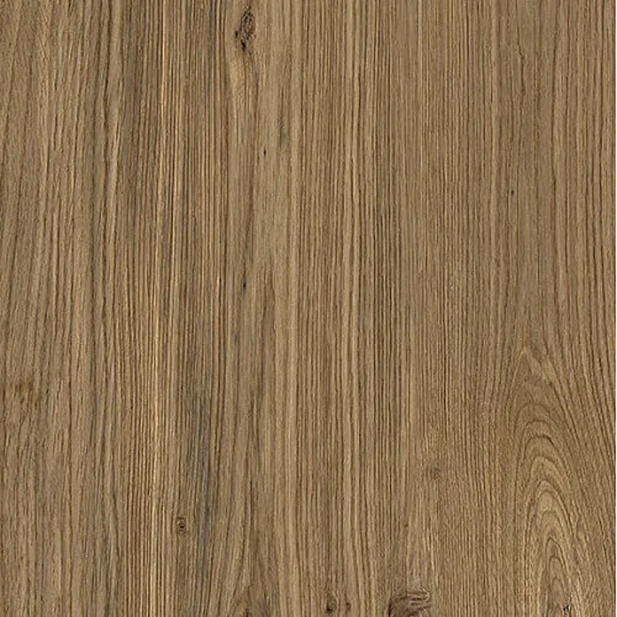 Feinsteinzeug in matter antiker Nussbaumholzoptik 20x120 - Ital. Fliesen -  - Natürliche, hellbraune Holztextur mit ausgeprägter vertikaler Maserung und dezenten Ästen.