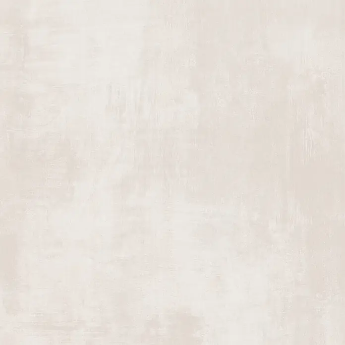 Feinsteinzeug in gebürsteter perlgrauer Betonoptik 60x60 - Ital. Fliesen -  - Helle beige texturierte Oberfläche mit einer abgenutzten, gebürsteten Putz- oder Betonoptik.