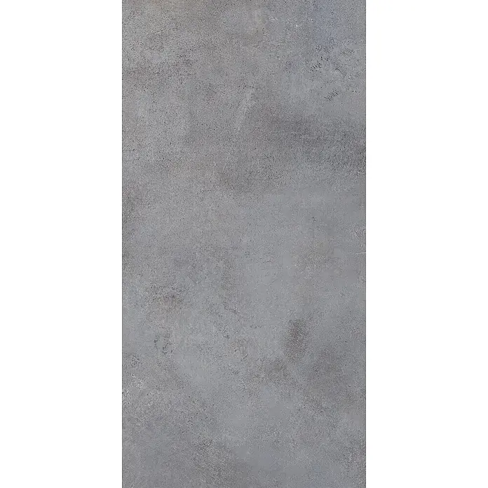 Feinsteinzeug in metallischer dunkelgrauer Betonoptik 60x120 -  - Texturierte graue Betonoberfläche.