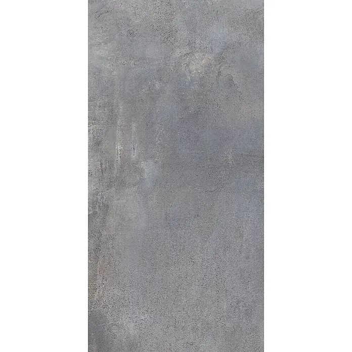 Feinsteinzeug in metallischer dunkelgrauer Betonoptik 60x120 -  - Dunkelgraue, subtil texturierte Oberfläche mit industrieller oder Natursteinoptik.