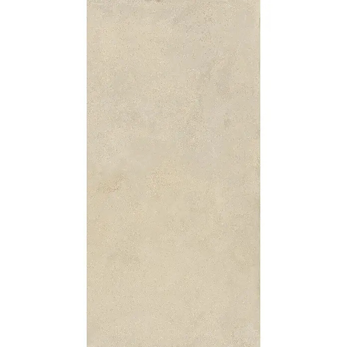 Feinsteinzeug in strukturierter hellbeiger Betonoptik 60x120 -  - Hellbeige Oberfläche mit subtiler, texturierter Stein- oder Betonoptik.