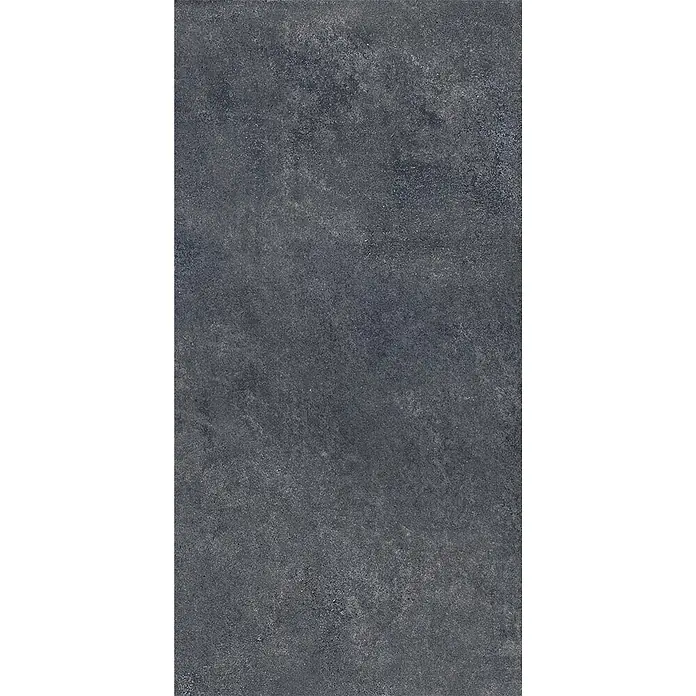 Feinsteinzeug in schwarzer Betonoptik 30x60 - Italienische Fliesen -  - Dunkelgraue, texturierte Oberfläche mit mattem, gesprenkeltem Finish.