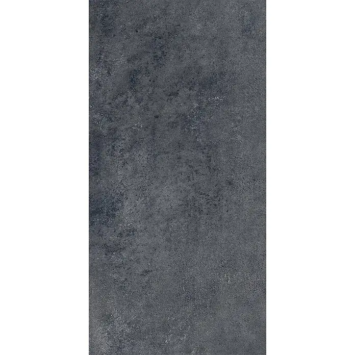 Feinsteinzeug in schwarzer Betonoptik 30x60 - Italienische Fliesen -  - Dunkelgraue, strukturierte Fliese mit Betonoptik.