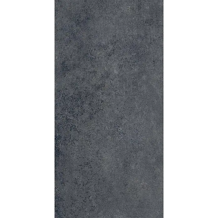Feinsteinzeug in schwarzer Betonoptik 30x60 - Italienische Fliesen -  - Dunkelgraue, texturierte Oberfläche in Betonoptik, ideal für moderne Böden oder Wände.