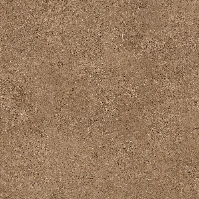 Feinsteinzeug-Bodenfliese strukturierter brauner Betonoptik 60x60 -  - Braune, strukturierte Fliese mit Stein- oder Betonoptik, geeignet für Böden und Wände.