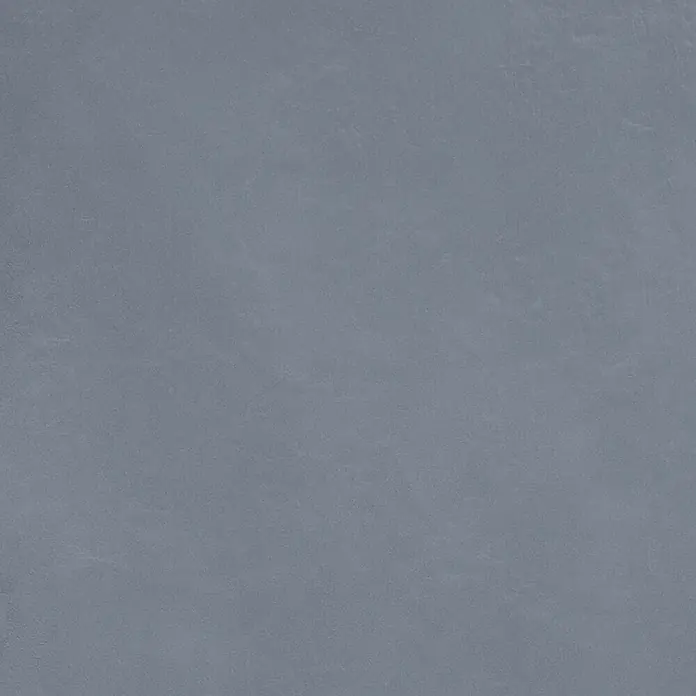 Feinsteinzeug in farbiger dunkelgrauer Betonoptik 60x60 - Ital. Fliesen -  - Gedämpfte blaugraue Oberfläche mit feiner, gleichmäßiger Textur.