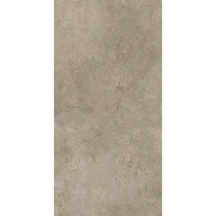 Feinsteinzeug in strukturierter hellgrauer Betonoptik 60x120 -  - Matte, raue, beigegraue Texturoberfläche. Langlebig für Böden oder Wandverkleidungen.