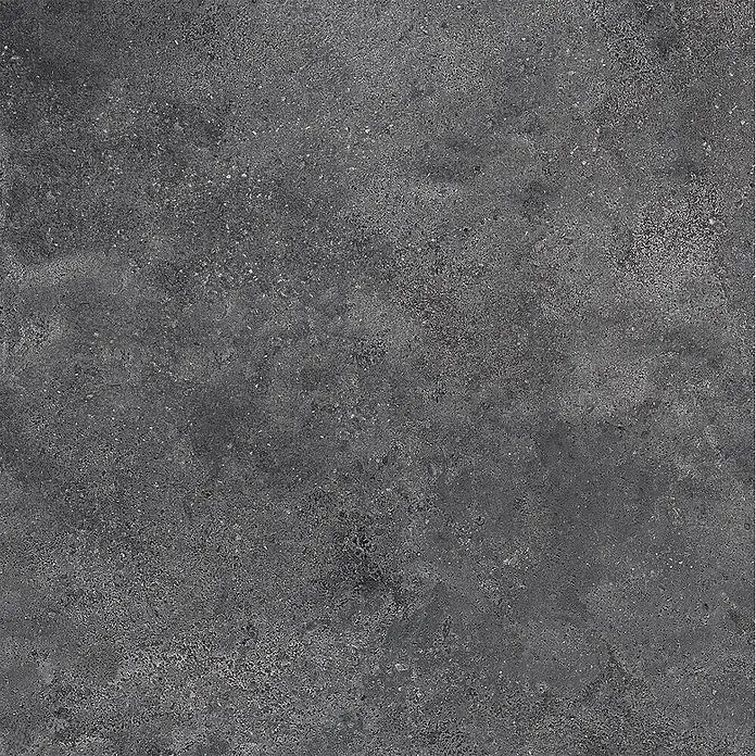Feinsteinzeug strukturiert schwarz Betonoptik 60x60 - Italienische Fliesen -  - Anthrazitgraue gesprenkelte Oberflächentextur, ähnlich Beton oder Naturstein.