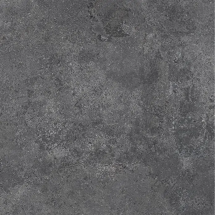 Feinsteinzeug strukturiert schwarz Betonoptik 60x60 - Italienische Fliesen -  - Dunkelgraue, texturierte Fliese in Stein- oder Betonoptik.