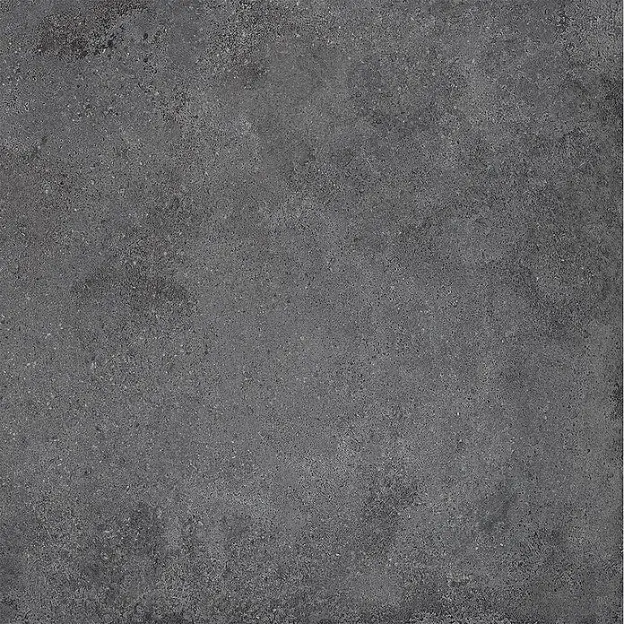 Feinsteinzeug strukturiert schwarz Betonoptik 60x60 - Italienische Fliesen -  - Dunkelgraue, strukturierte Fliese mit rauer, betonähnlicher Oberfläche, geeignet für Böden oder Wände.