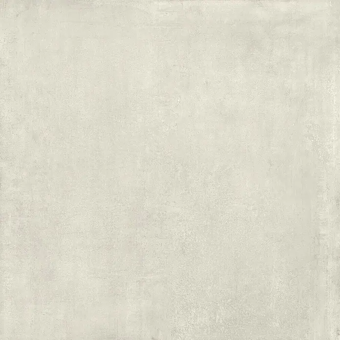 Feinsteinzeug in weißer Betonoptik 120x120 - Italienische Fliesen -  - Helle beige Betonoptik Fliese mit subtiler Textur.