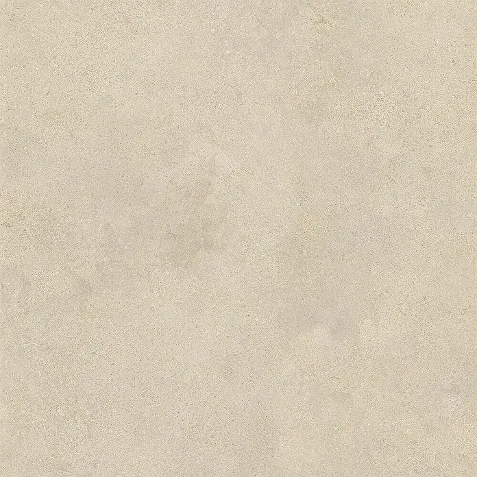 Feinsteinzeug-Bodenfliese hellbeiger Betonoptik 60x60 - Ital. Fliesen -  - Helle beige strukturierte Oberfläche, die Naturstein oder Beton ähnelt.
