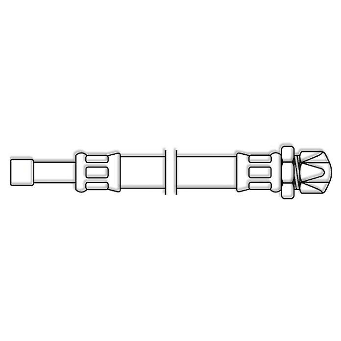 Flexo VerlängerungsschlauchLänge: 100 cm Front View