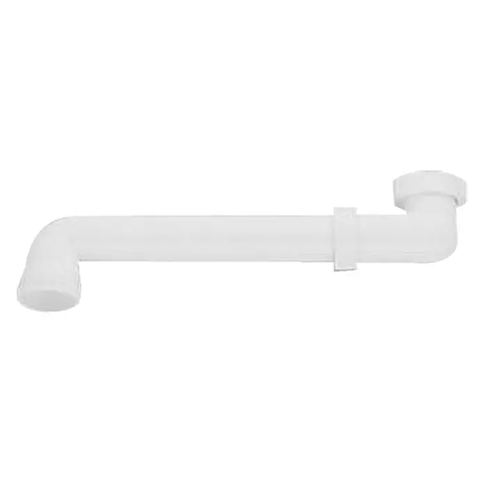 Admiral Raumsparablaufbogen - 1 ½″, Kunststoff, Weiß - Weißer Siphon: Ein wesentliches Sanitärprodukt zur Geruchsbindung und Ableitung von Abwasser, ideal für jedes Badezimmer oder Küche.