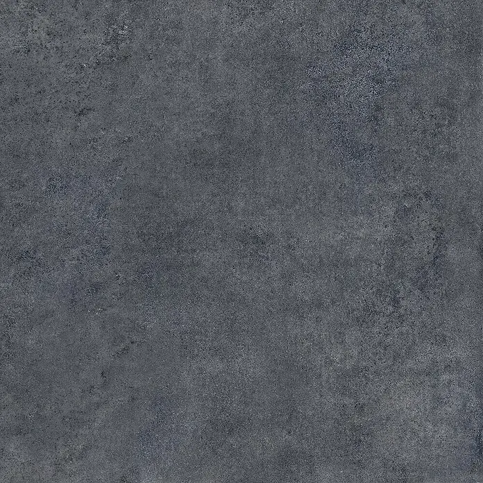Feinsteinzeug in schwarzer Betonoptik 60x60 - Italienische Fliesen -  - Dunkelgraue Fliese im Industrial-Look mit feiner Textur, Beton- oder Steinoptik.