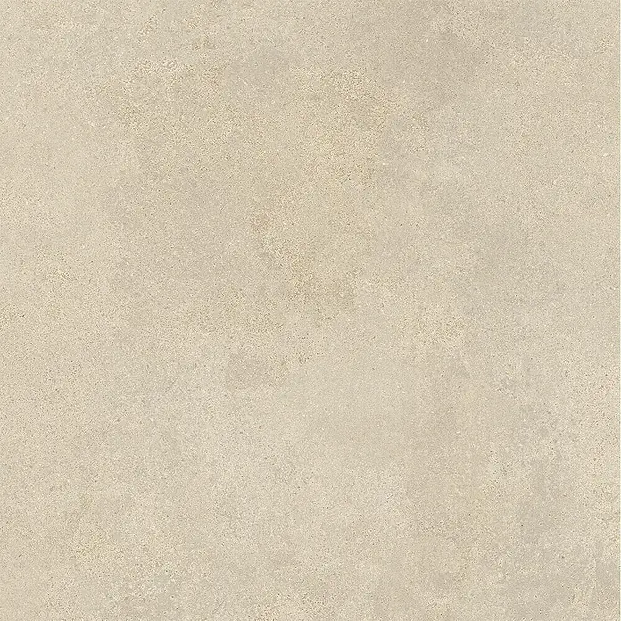 Feinsteinzeug-Bodenfliese hellbeiger Betonoptik 60x60 - Ital. Fliesen -  - Beigefarbene strukturierte Oberfläche, ähnlich Naturstein, für vielseitige Innenanwendungen.