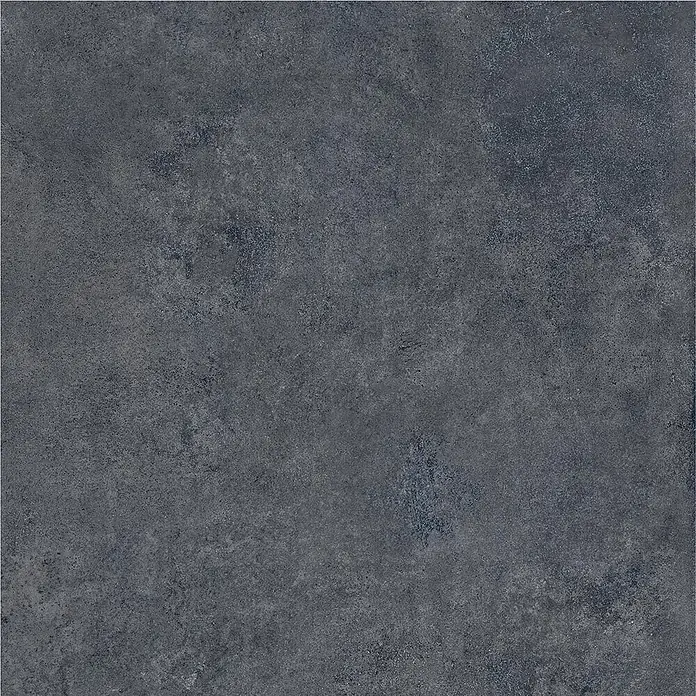 Feinsteinzeug in schwarzer Betonoptik 60x60 - Italienische Fliesen -  - Dunkelgraue und blaue strukturierte Oberfläche, ideal für Boden oder Wände im Industriestil.