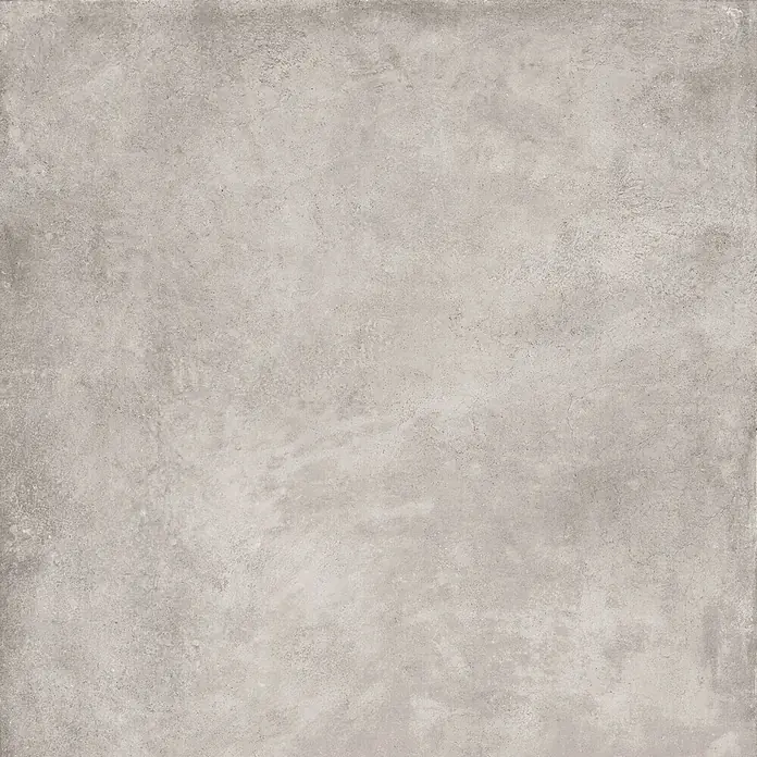 Feinsteinzeug in gewachster hellgrauer Betonoptik 60x120 - Ital. Fliesen -  - Hellgraue Betontextur, ideal für moderne Boden- und Wandfliesenanwendungen.