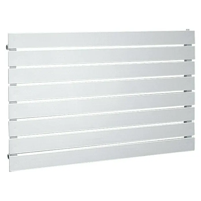 Admiral Radiador de diseño Rom - An x Al: 1.000 x 630 mm, Potencia calorífica a una temperatura de 75 °C (D: 50): 631 W, Blanco - Un radiador con un diseño horizontal moderno. Ideal para espacios habitables, ofrece calor eficiente y un aspecto elegante.