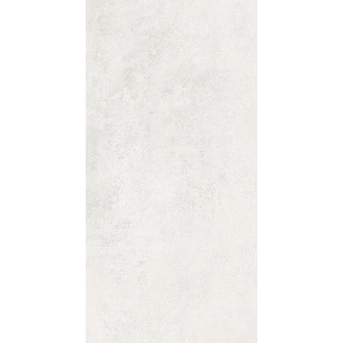 Feinsteinzeug in weißer Betonoptik 30x60 - Italienische Fliesen -  - Helle, graue, strukturierte Oberfläche, geeignet für Boden- oder Wandfliesen.