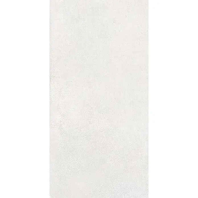 Feinsteinzeug in weißer Betonoptik 30x60 - Italienische Fliesen -  - Creme-weiße, subtil strukturierte matte Oberfläche, ideal für moderne Wand- oder Bodenfliesen.