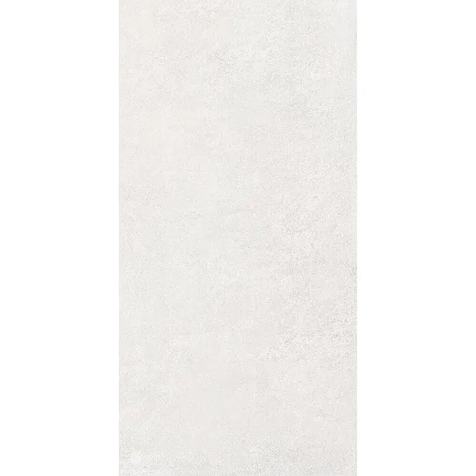 Feinsteinzeug in weißer Betonoptik 30x60 - Italienische Fliesen -  - Hellgraue strukturierte Oberfläche, geeignet für Böden oder Wandverkleidungen.
