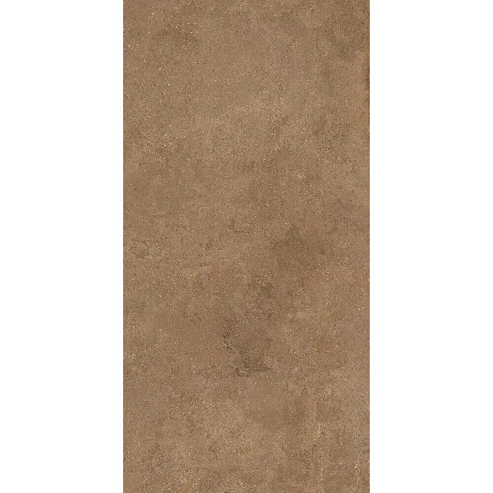 Feinsteinzeug-Fliese brauner Betonoptik 30x60 -  - Braune strukturierte Fliese mit körniger, erdiger Optik.