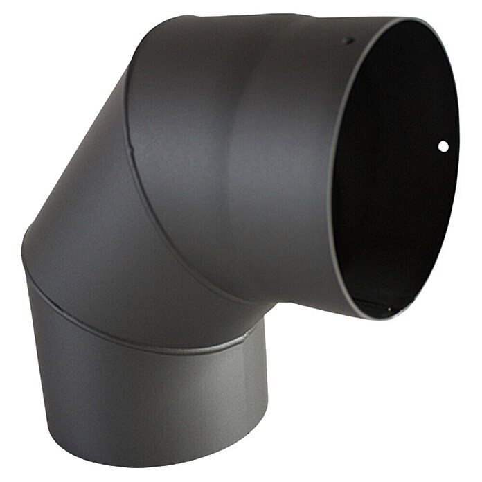 Koleno za cev pečice  (Premer: 150 mm, Kot loka: 90 °, Debelina stene: 2 mm, Siva) | 4138 - Ofenrohre | DCEE - Ofenzubehör | DCE - Heizung | DC - Sanitärinstallation | D - Sanitär | BAUHAUS