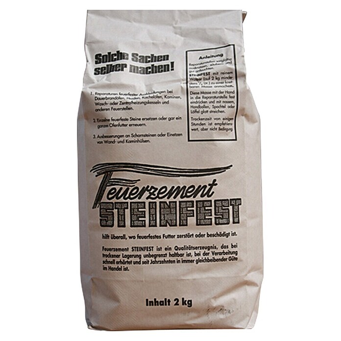 Požarni cement  (2 kg) | Pribor za peči | Oprema za peči | Peči in kamini | Ogrevanje in hlajenje | Izdelki | BAUHAUS
