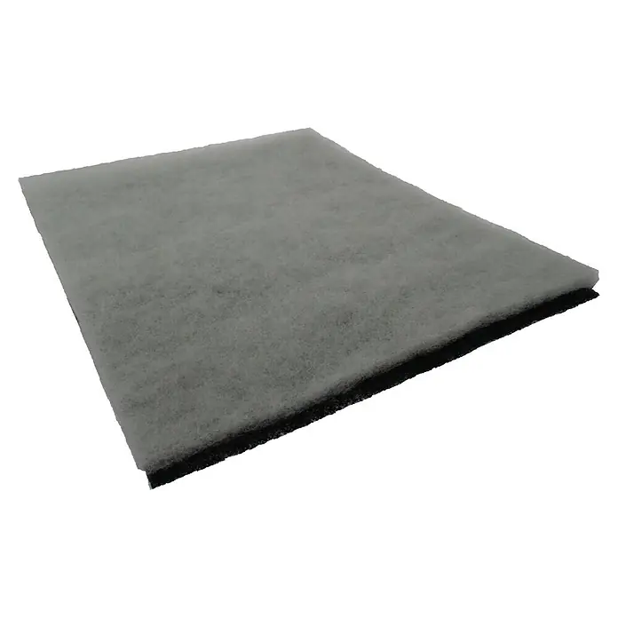 Kohlefiltermatte - L x B: 53 x 40 cm, Kunststoff, 2 Stk. - Luftfiltermatte: Eine zweilagige Filtermatte zur Reinigung der Luft von Staub und Partikeln.