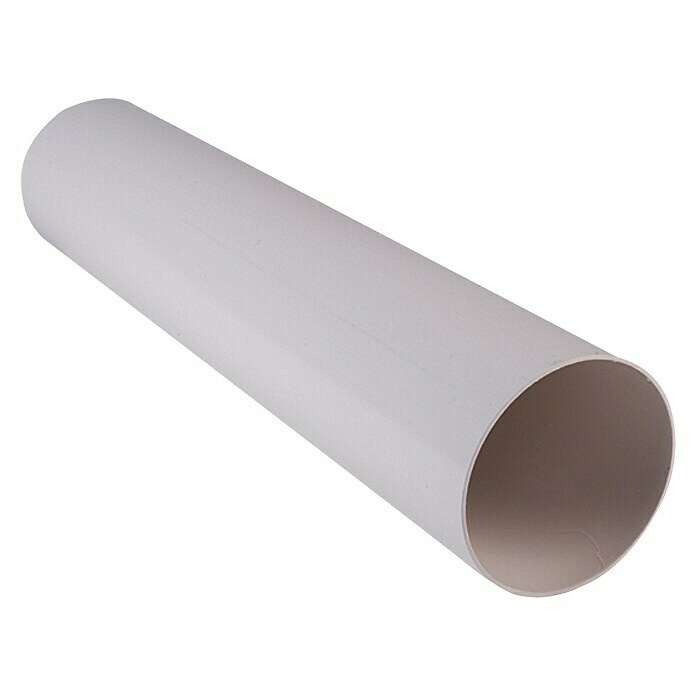 Air-Circle PVC-Rundrohr (Ø x L: 125 mm x 1 m, Max. Luftleistung: 600 m³/h)