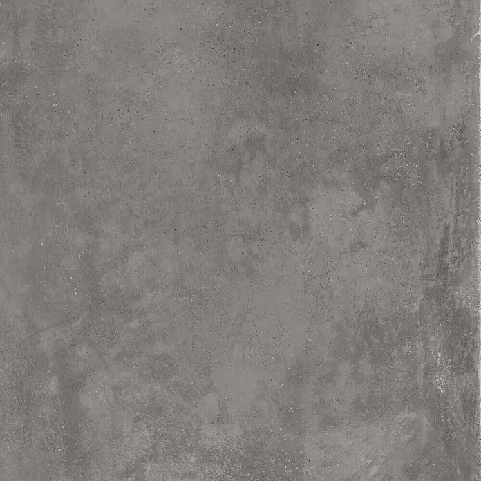 Feinsteinzeug in gewachster anthrazitfarbener Betonoptik 60x60 -  - Dunkelgraue Betonoptik-Textur mit natürlichen Variationen und feinen Sprenkeln.