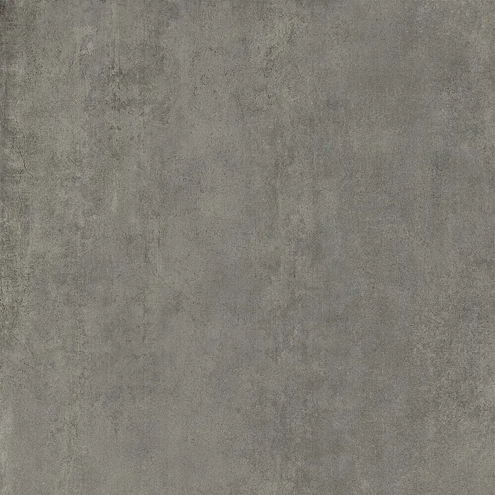 Feinsteinzeug in zeitgenössischer schwarzer Betonoptik 80x80 -  - Dunkelgraue matte Betonoptik-Textur.