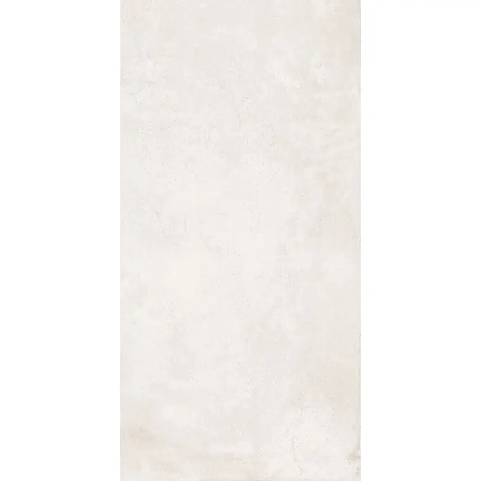 Feinsteinzeug in gewachster weißer Betonoptik 60x120 - Italienische Fliesen -  - Helle beige strukturierte Fliese.
