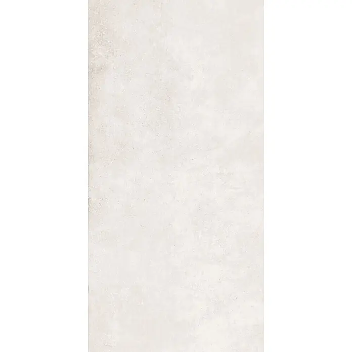 Feinsteinzeug in gewachster weißer Betonoptik 60x120 - Italienische Fliesen -  - Hellbeige strukturierte Oberfläche mit subtilen Variationen.