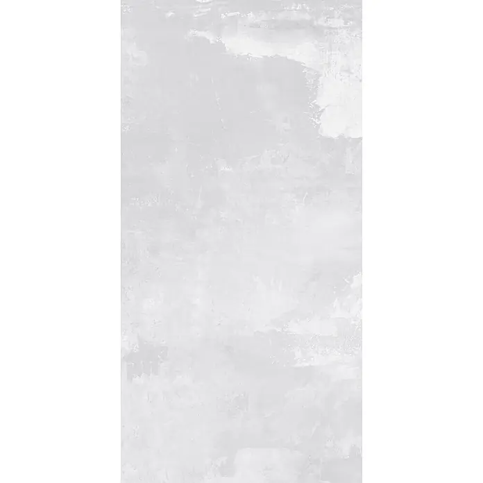 Feinsteinzeug in industrieller weißer Betonoptik 60x120 - Ital. Fliesen -  - Helle graue strukturierte Oberfläche mit Beton- oder Putz-Optik.