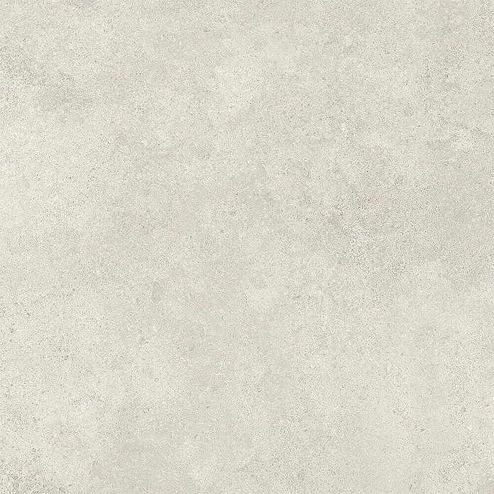 Feinsteinzeug-Bodenbelag in Betonoptik Materic Ivory 80x80 -  - Hellgraue Keramikfliese in Steinoptik mit matter Oberfläche für Boden und Wand.