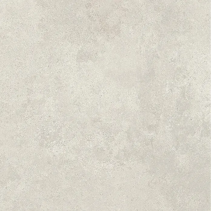 Feinsteinzeug-Bodenbelag in Betonoptik Materic Ivory 80x80 -  - Hellgraue Fliese in Betonoptik mit Textur für moderne Boden- oder Wandverkleidungen.