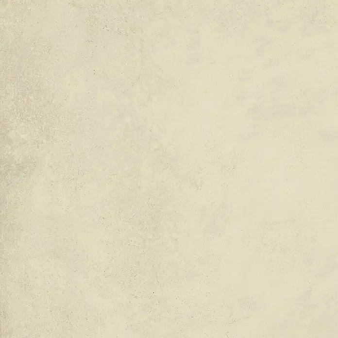 Feinsteinzeug in gewachster elfenbeinfarbener Betonoptik 60x60 -  - Helle beige Beton- oder Steinstruktur mit feinen Variationen und Sprenkeln.