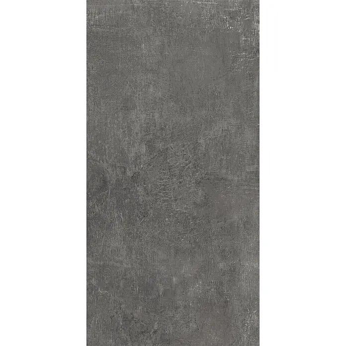 Feinsteinzeug in dunkelgrauer Harzoptik 30x60 - Italienische Fliesen -  - Dunkelgraue, strukturierte Oberfläche im Industriedesign mit gebürstetem Finish.