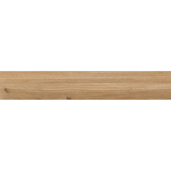 Feinsteinzeug in honigfarbener Holzoptik 20x120 - Italienische Fliesen -  - Hellebraune Holzmaserung mit feinen Ästen, geeignet für Böden oder Verkleidungen.