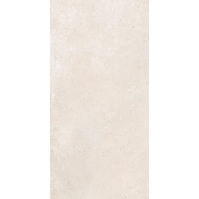 Feinsteinzeug in moderner elfenbeinfarbener Betonoptik 60x120 -  - Hellbeige strukturierte Oberfläche mit subtiler, erdiger, matter Ausführung.